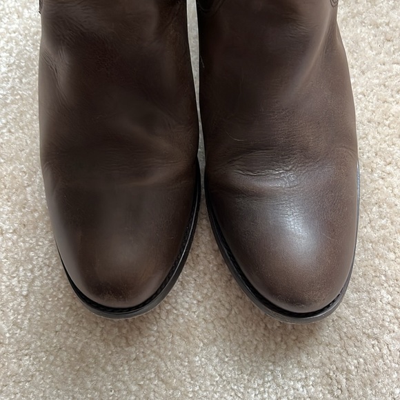 Leather Frye calf-height boots, size 11 - Picture 3 of 6